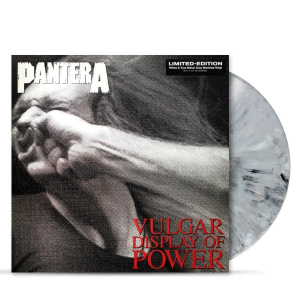 Pantera – Vulgar Display Of Power [1LP, Limited Edition, Reissue, White & True Metal Gray Marbled, Rhino, USA, 2021]