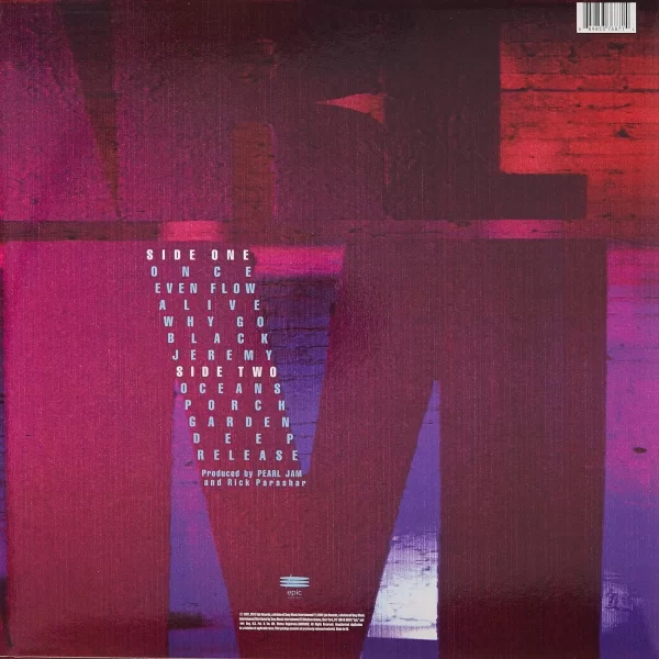 Pearl Jam – Ten [1LP, Reedición 2017] - Imagen 6
